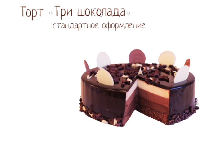 Торт «Три шоколада»