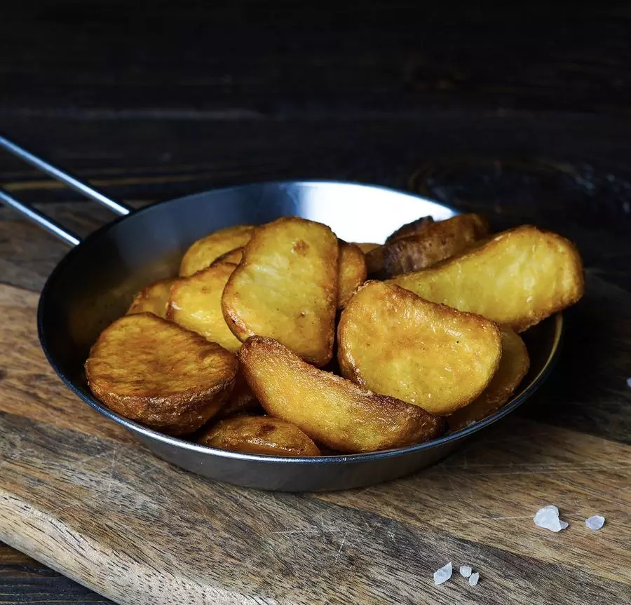 Fries in slices