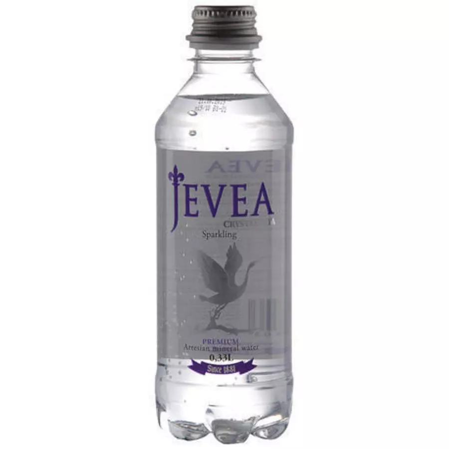 Вода JEVEA газированная  0.33 л
