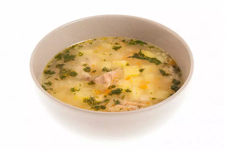 Суп из сайры с рисом и картошкой
