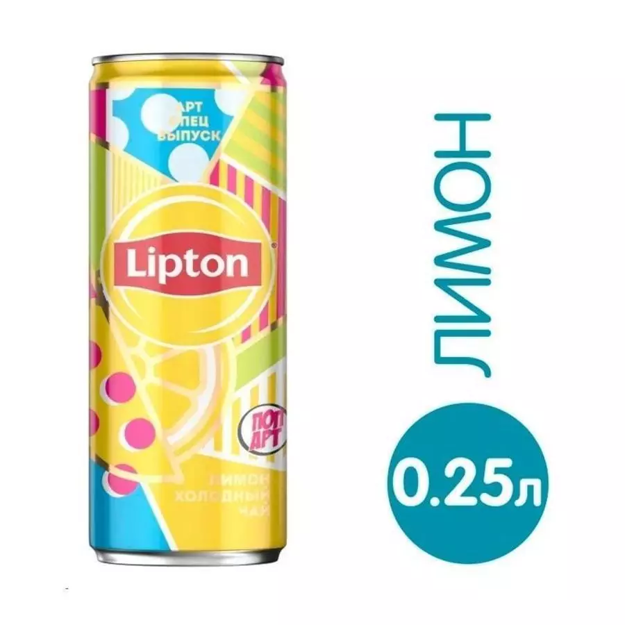 Липтон-Лимон ж/б 250 мл С.